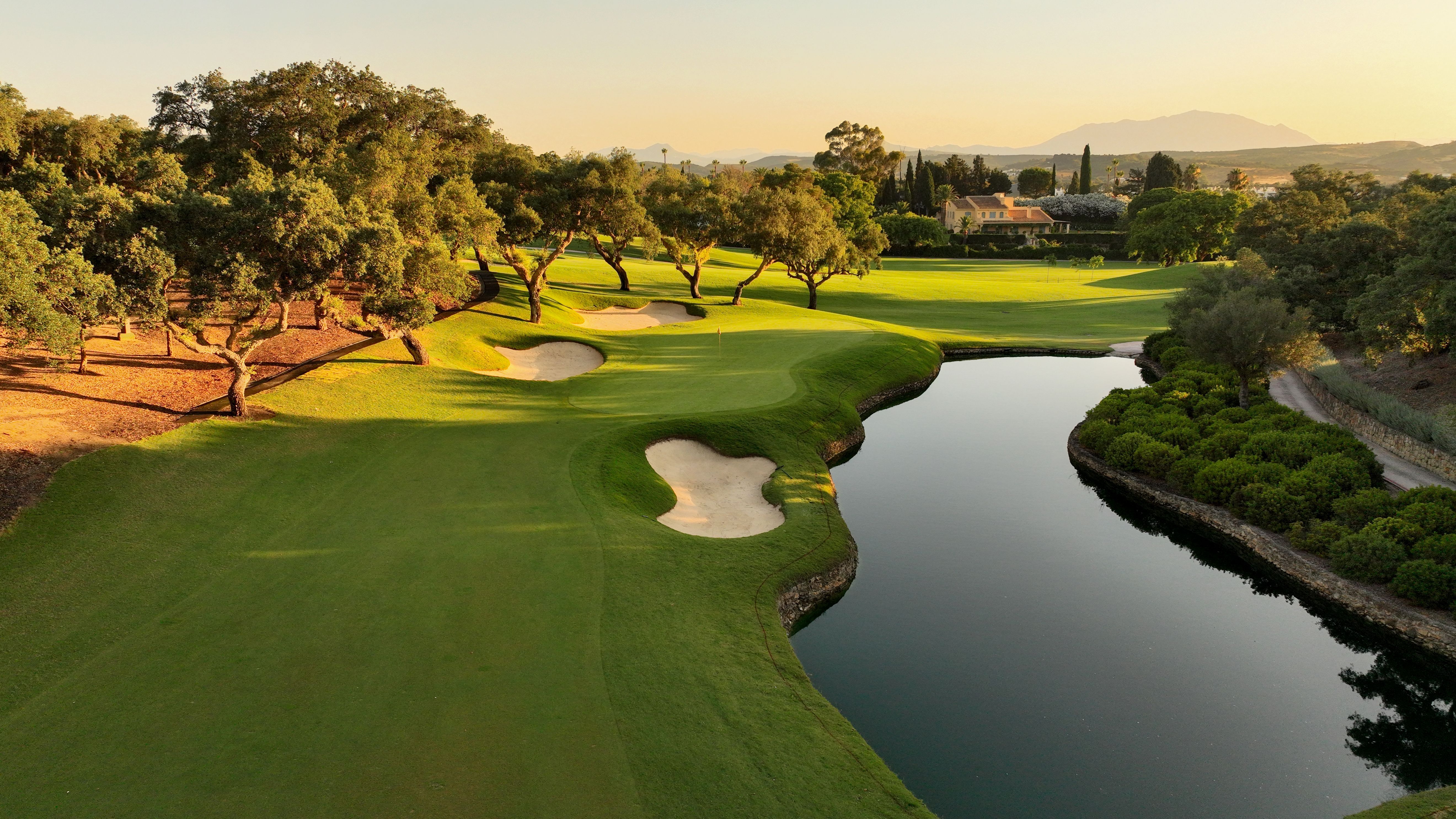 Golf course on the Costa del Sol in Spain